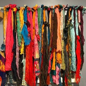 Colorful Fabric Strips for Home Decor